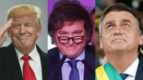 Milei profetiza eleições de Trump em 2024 e Bolsonaro em 2026
