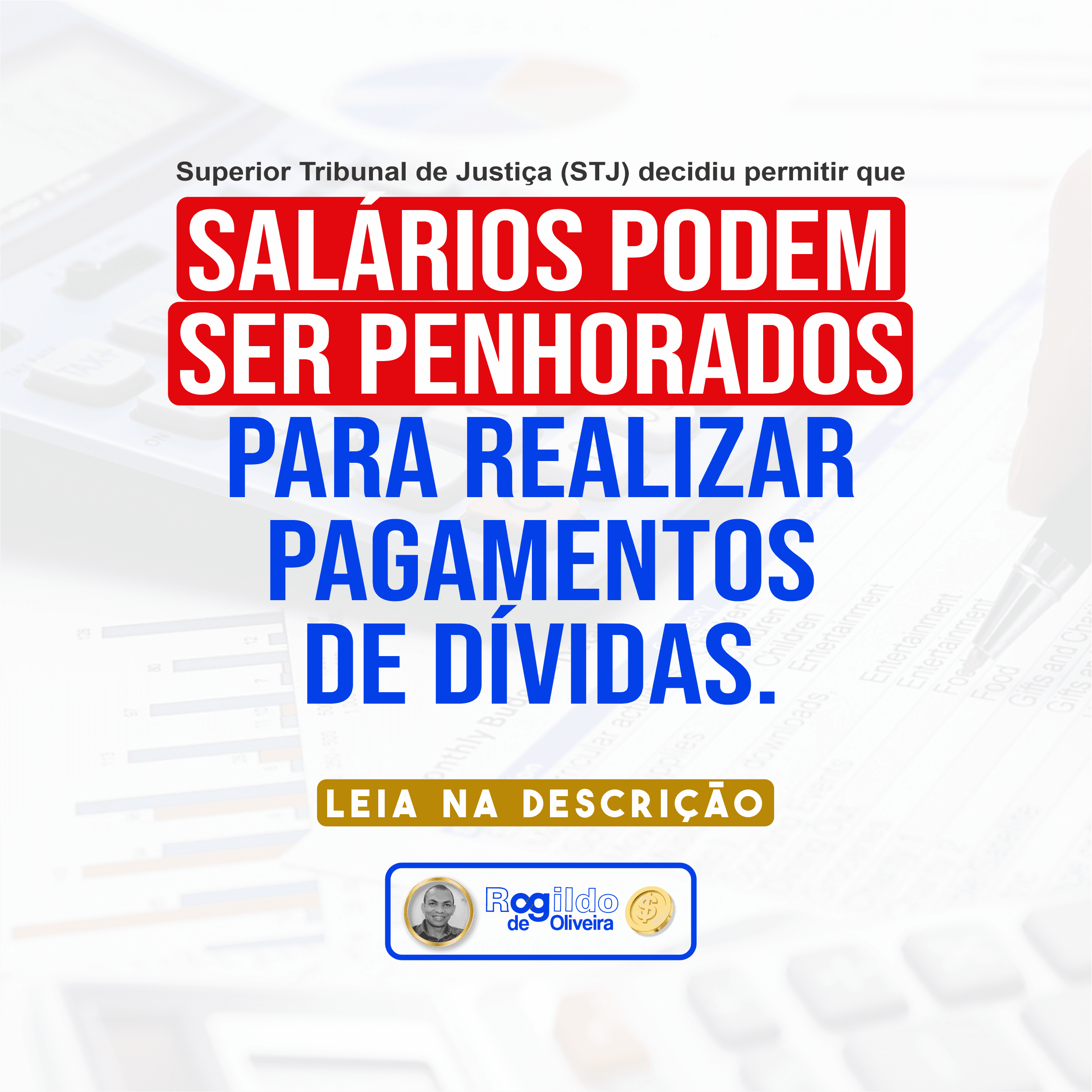 Salários podem ser penhorados para pagar dívidas