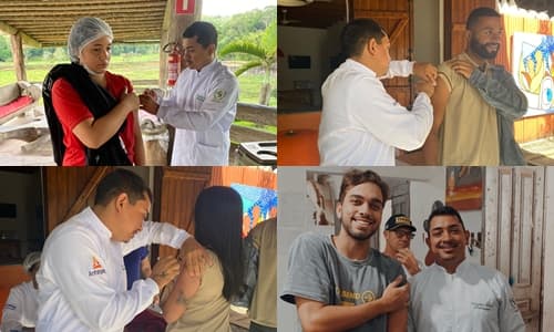 Ibirataia: Prefeitura leva vacinação contra influenza a empresas do município