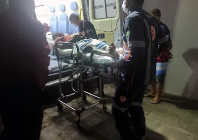 Jovem é vítima de balas perdidas em Ibirataia