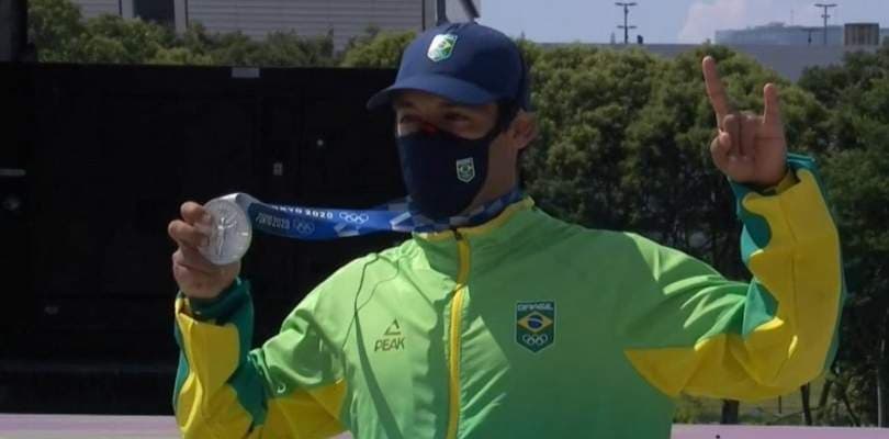 Skatista Kelvin Hoefler é prata em Tóquio, primeira medalha brasileira nas Olimpíadas
