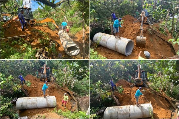 Ibirataia: Prefeitura de Ibirataia inicia construção de ponte na região do Penedo