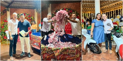 Alex Miranda prestigia Sorteio do Natal Premiado 2023, promovido pela CDL de Ibirataia