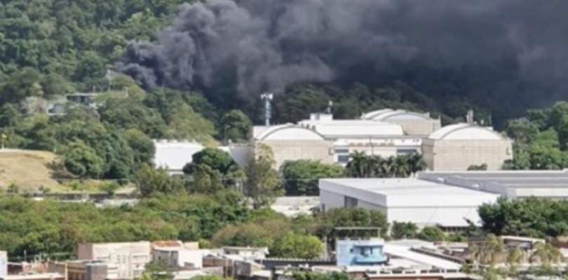 Incêndio atinge estúdios da Globo no Rio de Janeiro