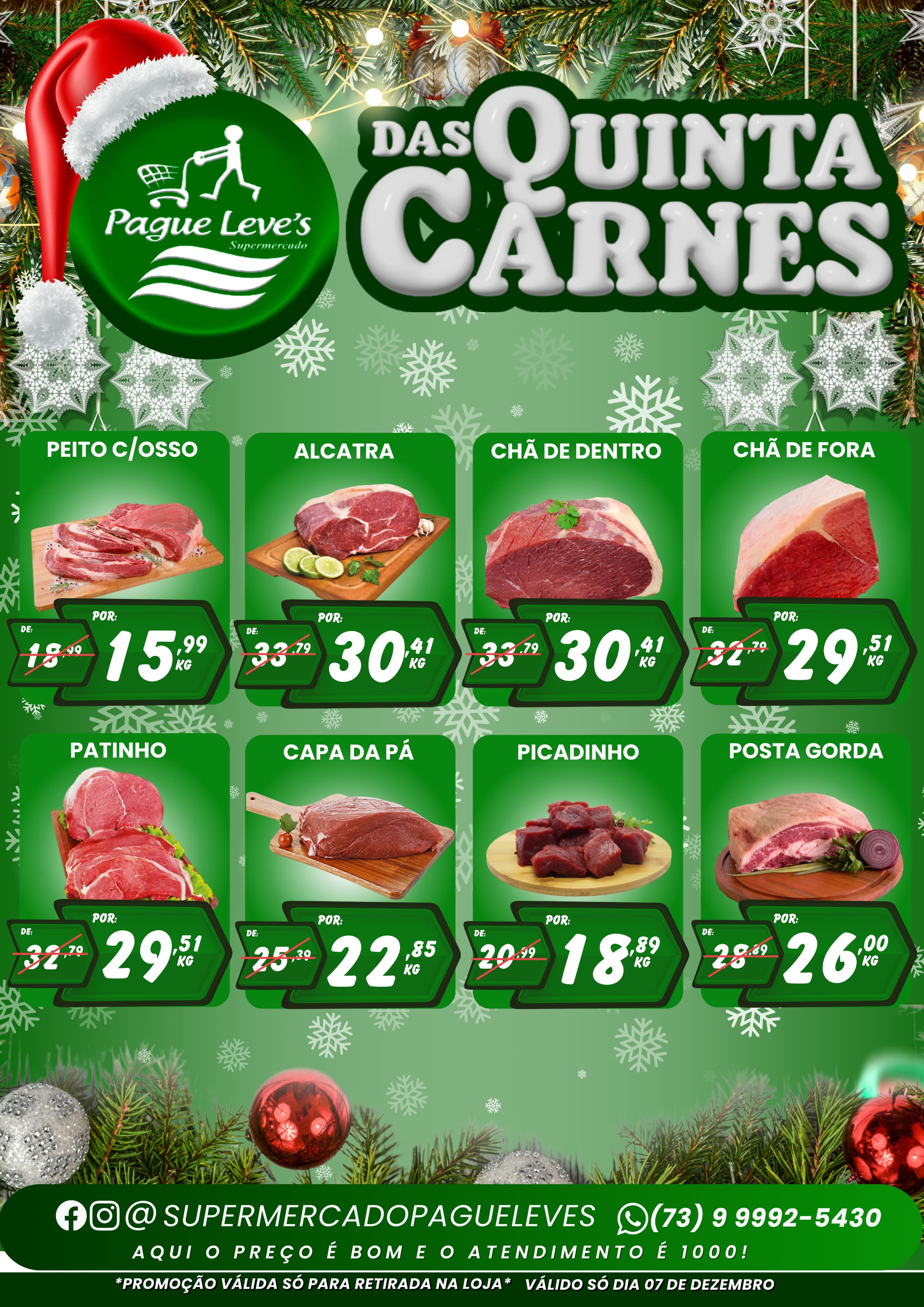 Ibirataia: Confira as Promoções do Supermercado Pague Leve's