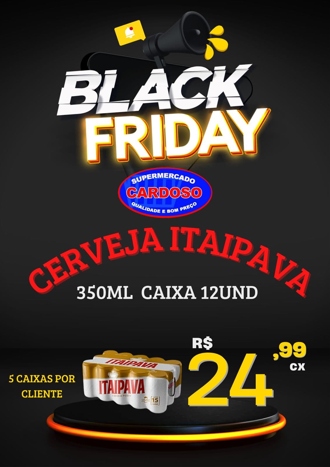 Black Friday Cerveja Itaipava