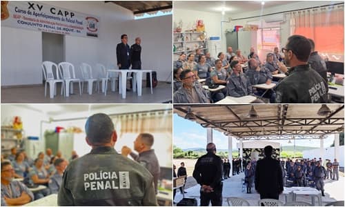 XV Curso de Aperfeiçoamento da Polícia Penal capacita profissionais para garantir segurança nos Conjuntos Penais