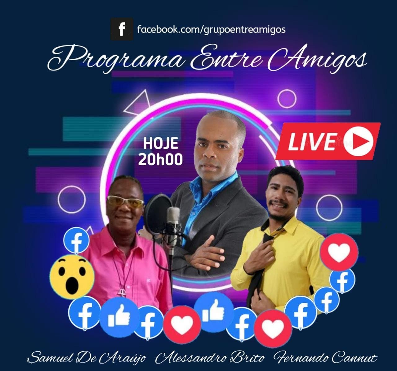 Live: Programas Entre Amigos com o Professor Alessandro Brito (Binho)