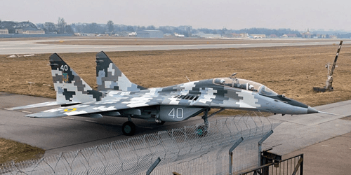 MiG-29 Ucraniano lança 8 bombas de alta precisão GBU-39 contra forças russas em Zaporizhzhia