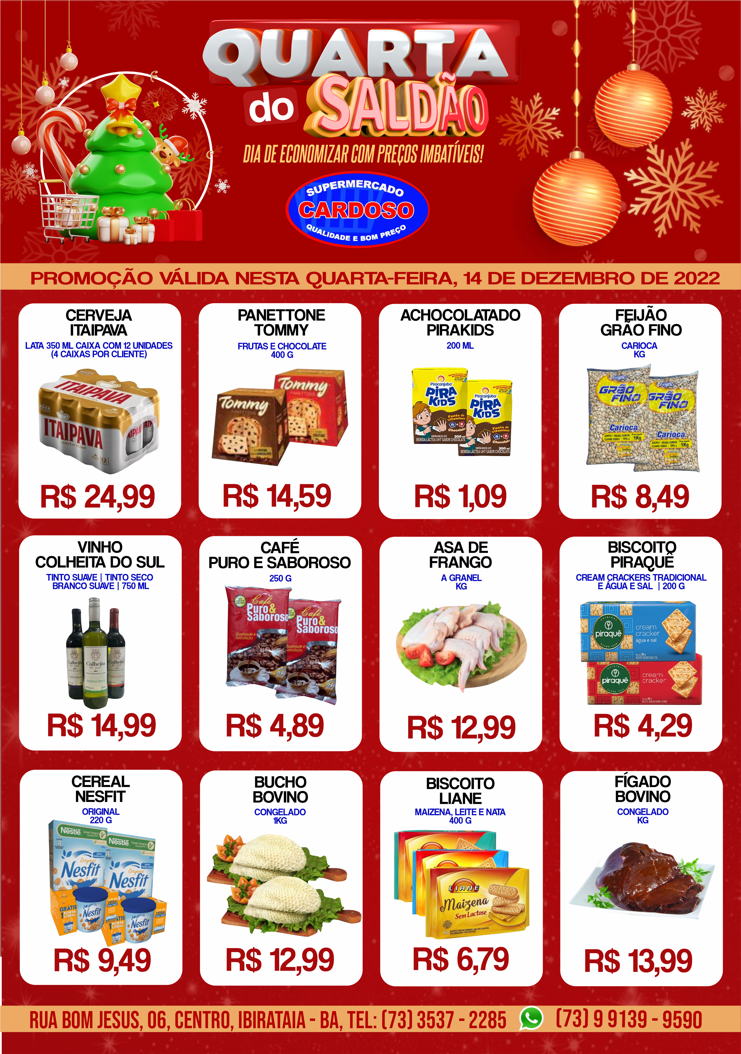 QUARTA DO SALDÃO NO SUPERMERCADO CARDOSO