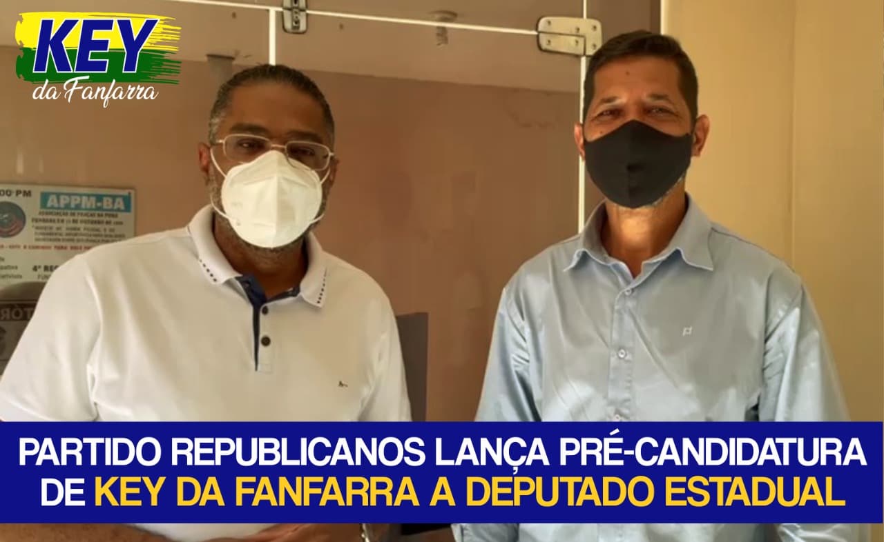 Partido Republicanos lança Pré-candidatura de Key da Fanfarra a Deputado Estadual da Bahia; assista o vídeo
