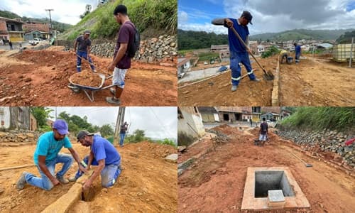 Ibirataia: Prefeitura  inicia obra de recalçamento de ladeira que dá acesso ao Bairro Maurina Alves