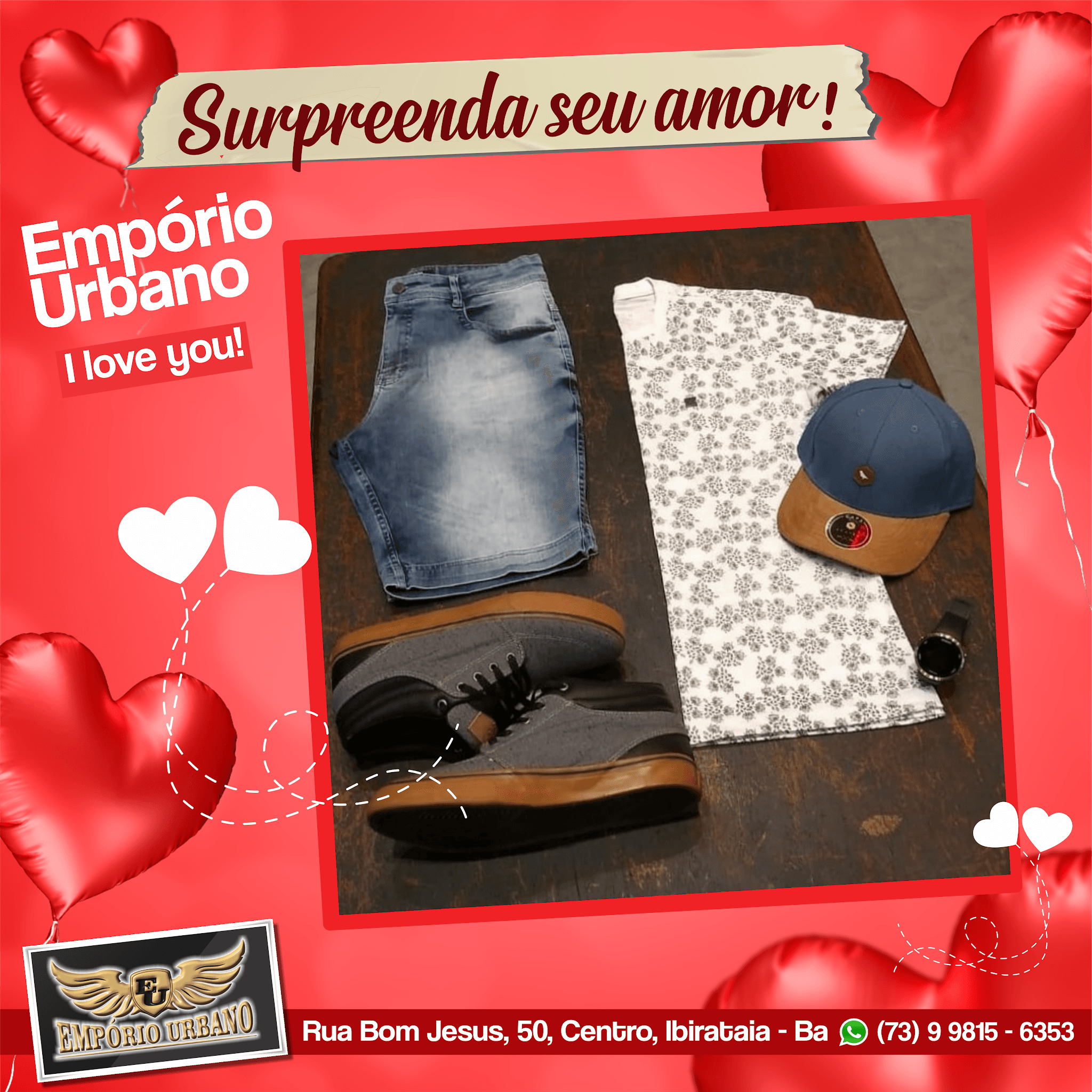 Dia dos namorados é na Empório Urbano