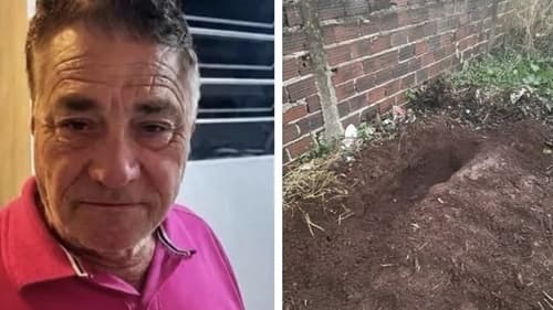 Idoso é encontrado enterrado no quintal de casa e dois inquilinos são presos