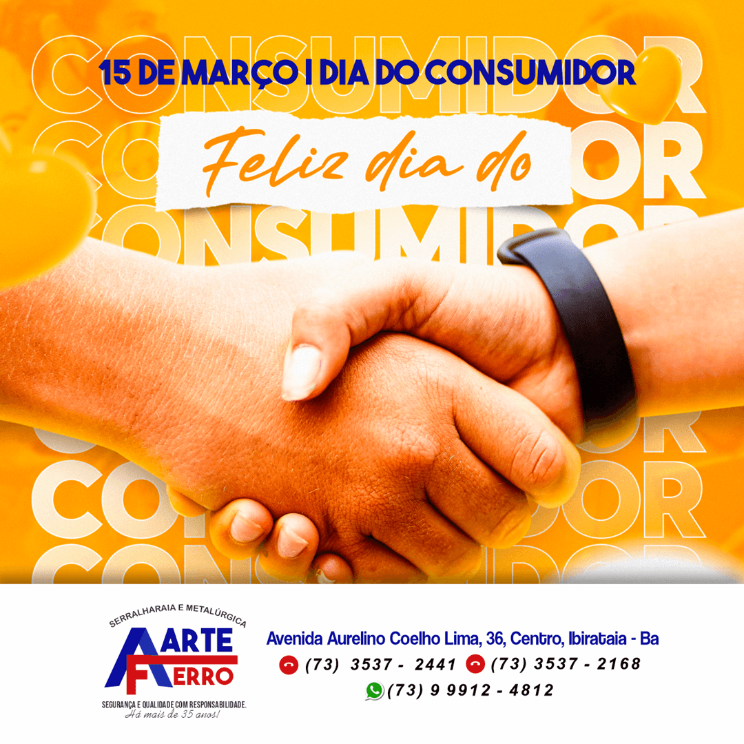 15 DE MARÇO | DIA DO CONSUMIDOR