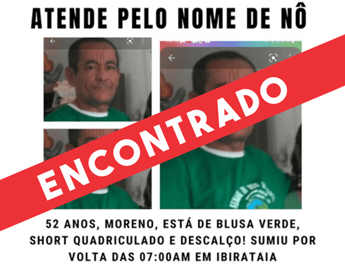 Ibirataia: Homem que estava desaparecido foi encontrado após dia de angústia