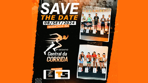 Ibirataia: 4° Desafio Central de Corrida - Um Evento Imperdível dia 08 de Setembro de 2024