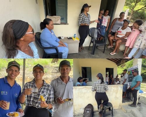 Ibirataia: Secretaria de Agricultura e Coopersuba promovem ação de saúde e conscientização na zona rural