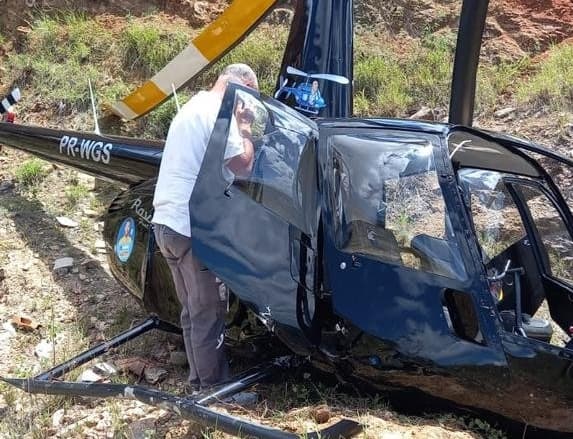 Helicóptero com deputado baiano cai no município de Monte Santo