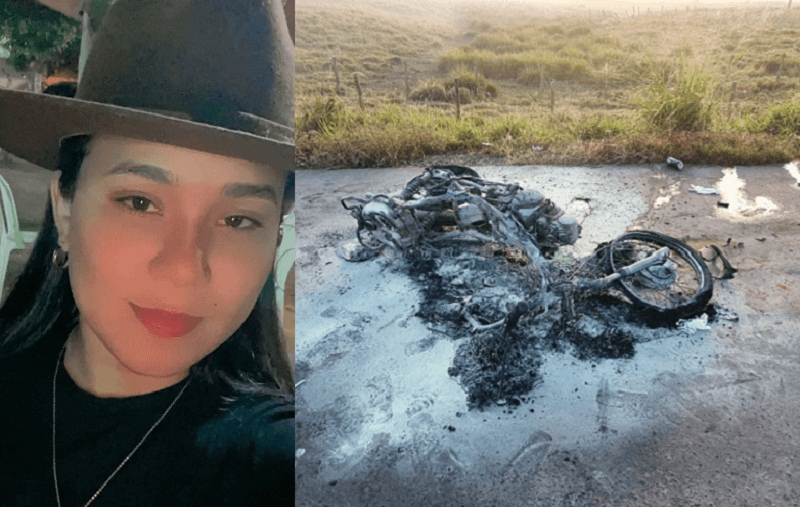 Mulher fica carbonizada em acidente na Bahia