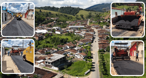 Obra de asfaltamento inicia no Distrito de Algodão a pedido de Sandro Futuca