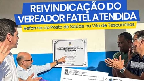 Ibirataia: Vereador Márcio Fatel tem pedido de Reforma de posto de saúde em Tesourinhas atendido
