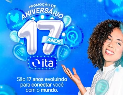 Ita Telecom comemora 17 anos com promoção especial e planos de até 1 Giga de velocidade
