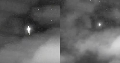 Objeto luminoso não identificado é visto no céu do RS
