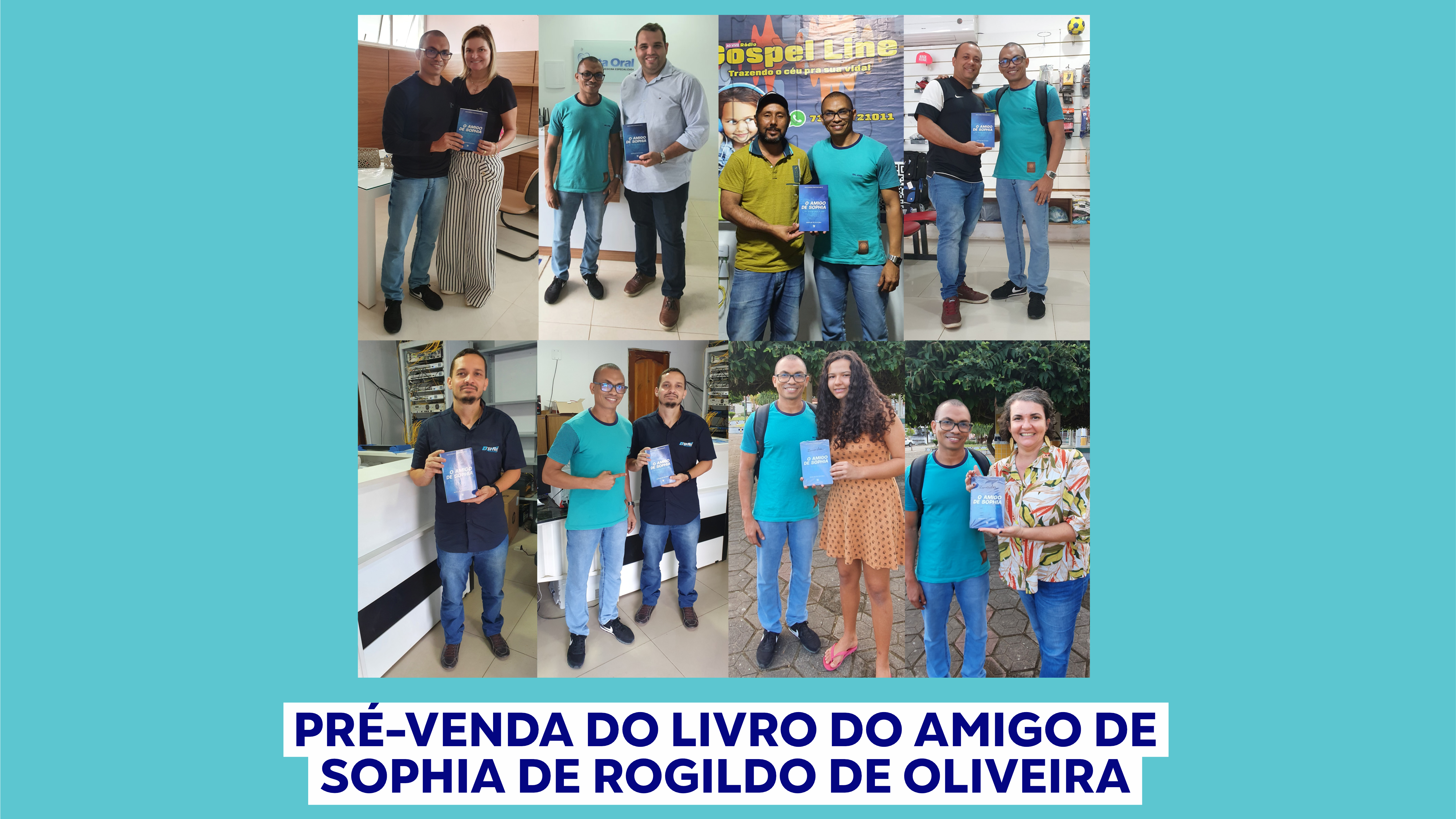Pré-venda do Livro: O amigo de Sophia | Rogildo de Oliveira; adquira o seu exemplar