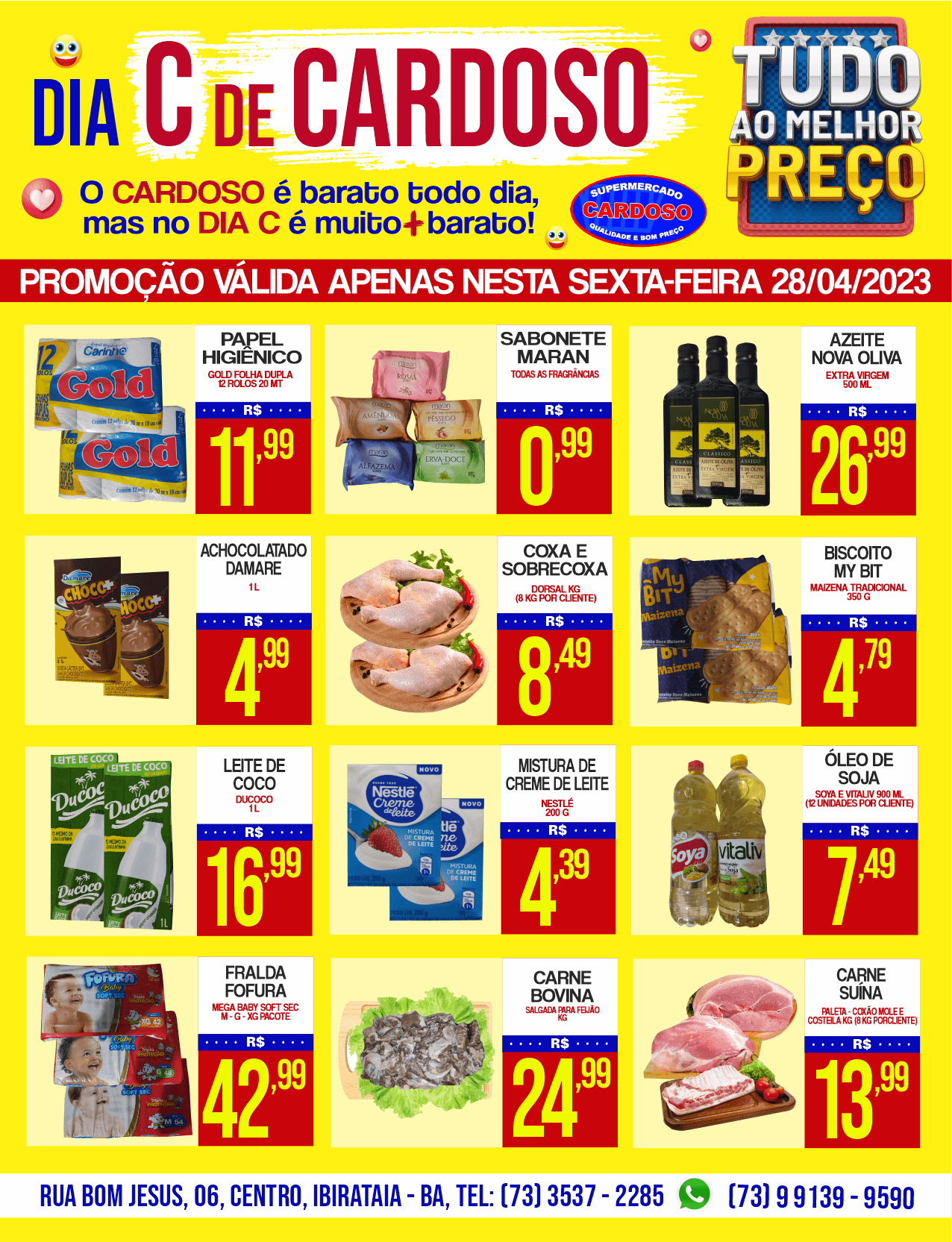 Promoção: Dia C no Supermercado Cardoso