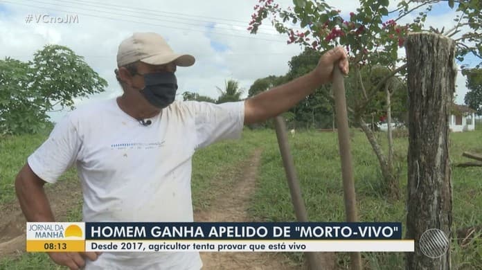 'Descobri em 2017 que estava morto', diz agricultor que tenta provar para governo federal que está vivo