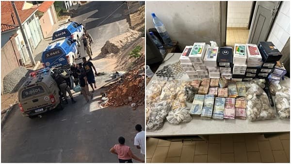 Autor confesso dos furtos em Macaúbas é preso pela PM com mais de 8 mil em dinheiro.
