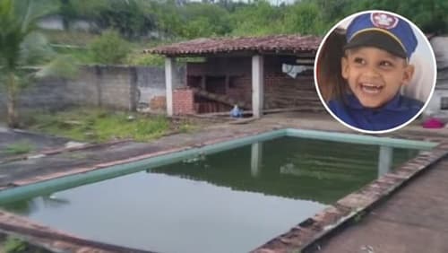 Itabuna: Menino de três anos morre afogado após cair em piscina