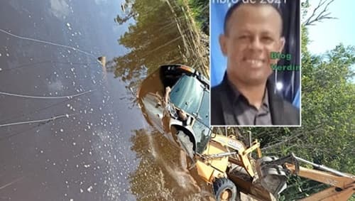 Empresário “Misso” é encontrado morto dentro de trator tombado em lago