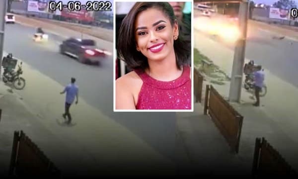 Akenne Beatriz morre após moto explodir durante colisão na BA-290 em Teixeira de Freita; assista o vídeo