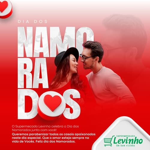 Supermercado Levinho celebra Dia dos Namorados; confira as promoções
