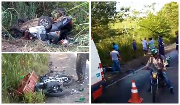Acidente com 5 vítimas fatais na BR-101 no sul da Bahia