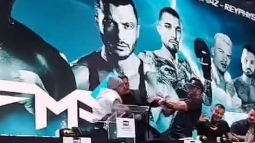 Popó e Bambam quase saem na mão em coletiva de imprensa para promover luta; veja