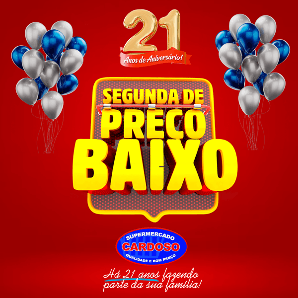 Promoção: Segunda do Preço Baixo no Supermercado Cardoso; confira