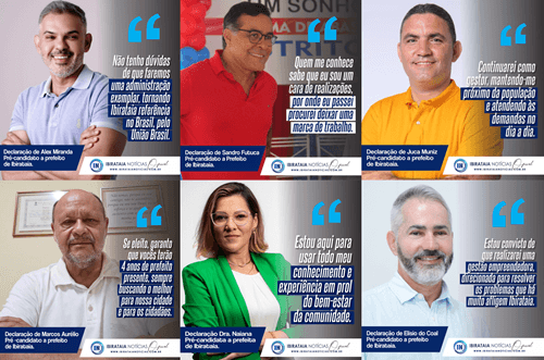 Confira a segunda rodada de entrevistas exclusivas com os seis pré-candidatos a prefeito de Ibirataia