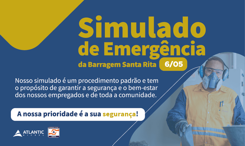 Simulado de Emergência da Barragem Santa Rita