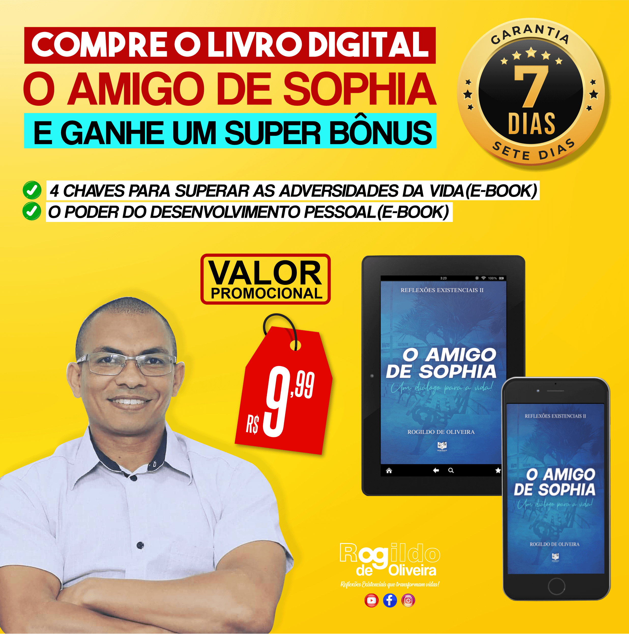 LIVRO DIGITAL: O AMIGO DE SOPHIA | VALOR PROMOCIONAL R$ 9,99