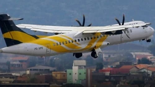 Voepass suspende venda de passagens para Fortaleza e Natal após acidente de ATR 72-500