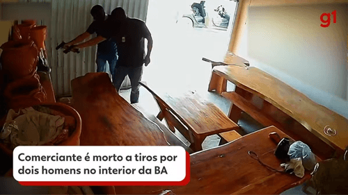 Homem é morto a tiros dentro de estabelecimento comercial no interior da Bahia