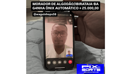 Ibirataia: Morador de Ibirataia Ganha Ônix e R$ 25 mil no PIX da Sorte