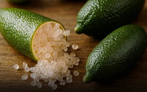 Limão-caviar conquista o Brasil com sabor exótico e alto teor de vitamina C
