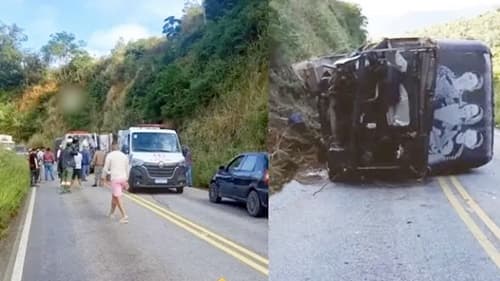 Grave Acidente com Ônibus da Banda Coração Cigano
