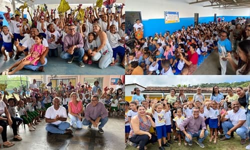 Ibirataia: Prefeito Sandro Futuca realiza entrega de ovos de Páscoa para alunos da rede municipal