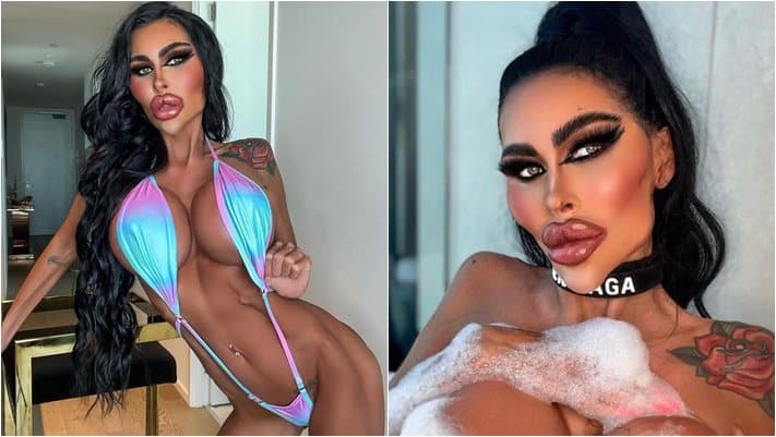 Influencer gasta mais de R$ 1 milhão em plásticas para virar barbie humana; veja o resultado