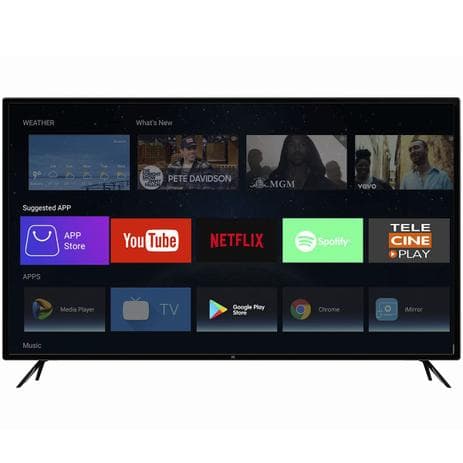 Smart TV LED 50" HQ HQSTV50NY Ultra HD 4K Netflix Youtube 3 HDMI 2 USB Wi-Fi apenas R$ 1.935,91 à vista